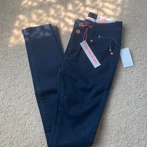 Refuge dark wash skinny jeggings